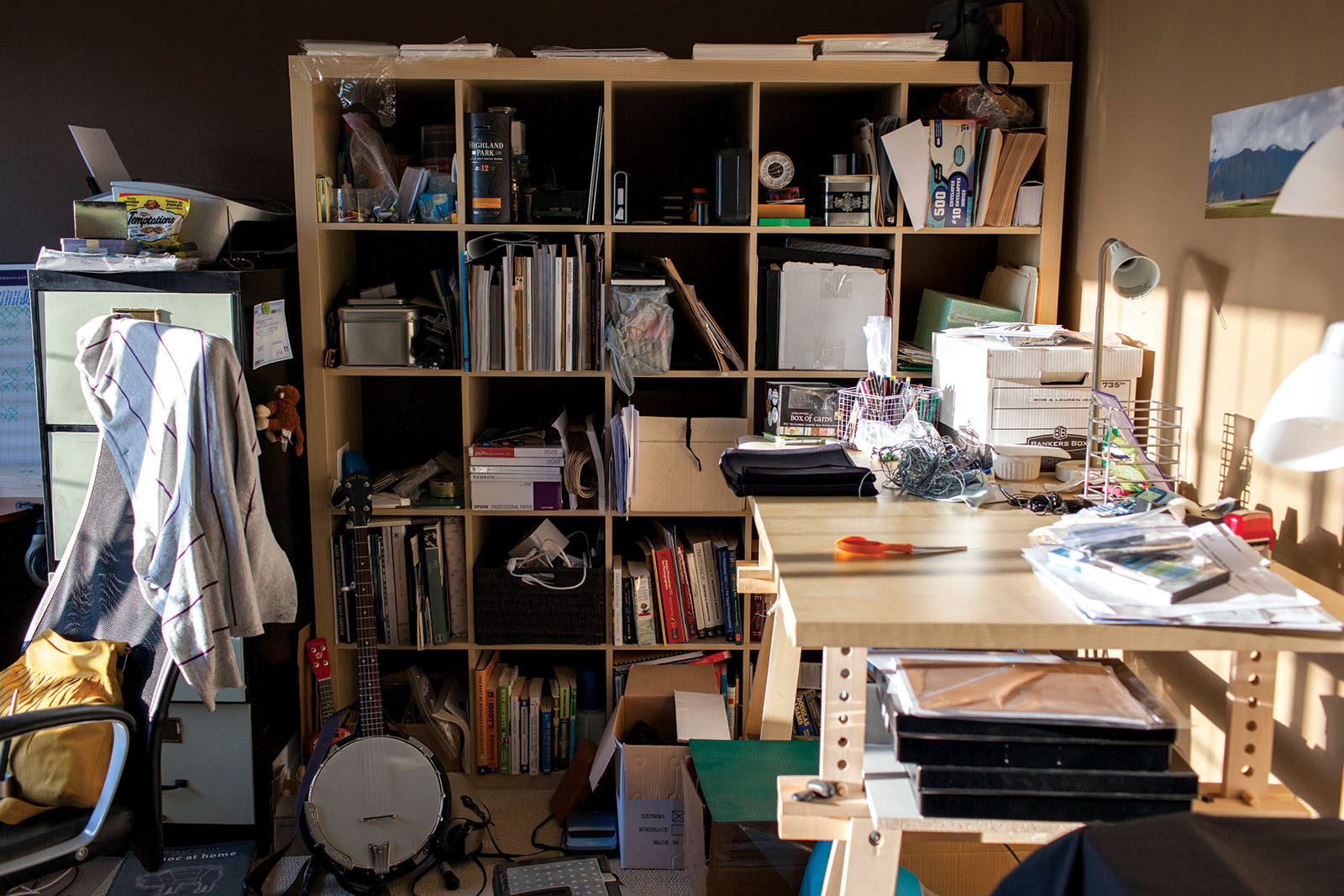 before picture of messy office by Robert Lim