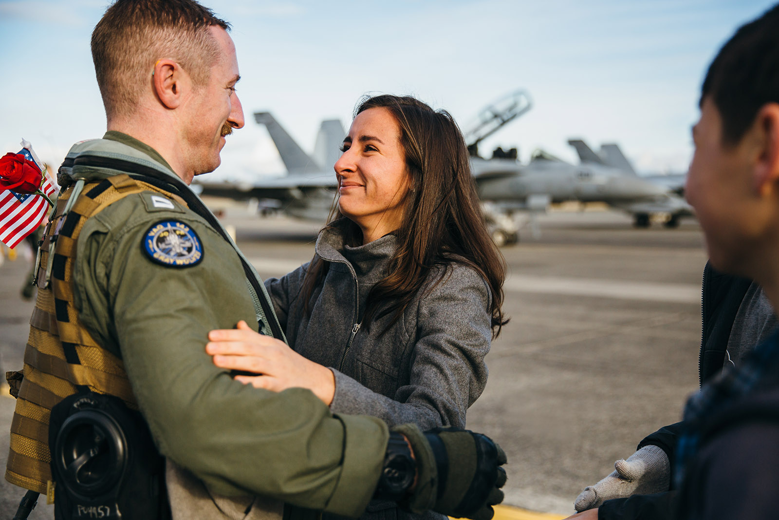 daughter-cries-while-embracing-father-at-military-homecoming-by-Kara-Chappell