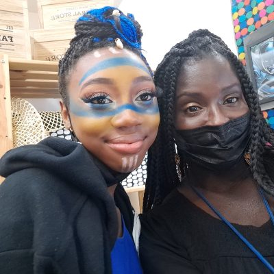 BTS of creative youth empowerment photo project