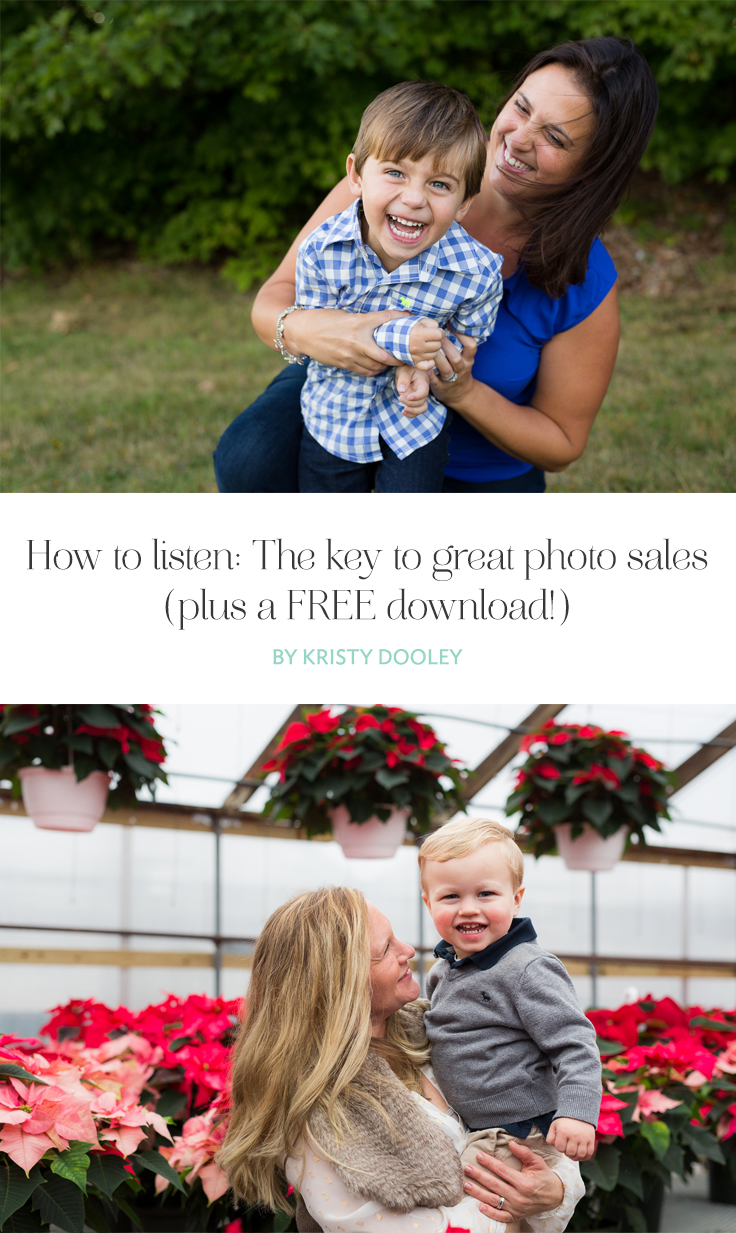 The standard is high for photographers these days, and if you want to set yourself apart from the crowd, the most important thing you can do is listen. When you know exactly what your clients are hoping for, you can customize the entire experience, truly delight them, and generate greater sales. Here are some tools to help you.