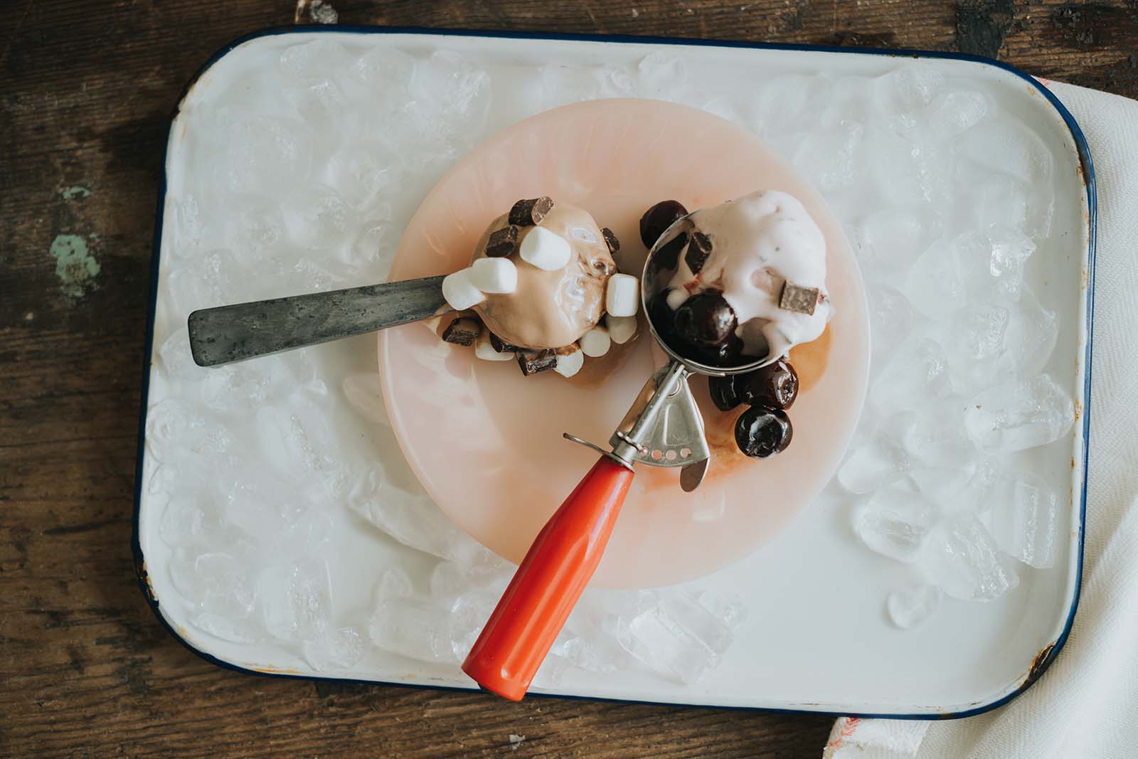 Ice cream in perfect color thanks to monitor calibration