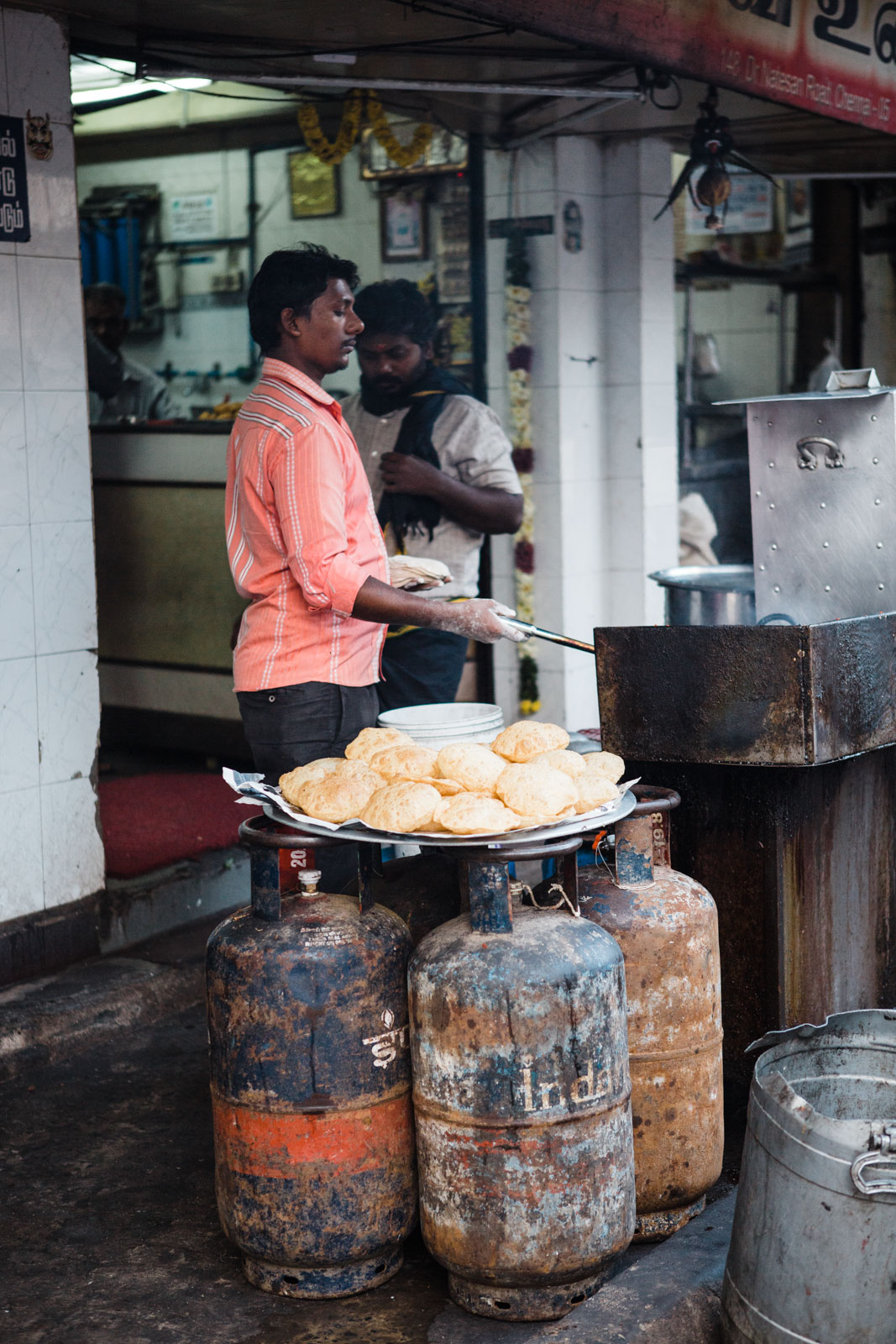 Karthika Gupta Travel Photography Chennai India-1 Man cooking in Channai India, travel photo